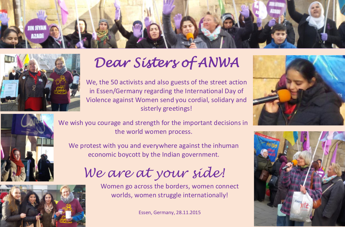 Dear Sisters of ANWA