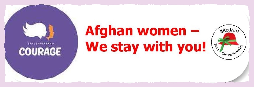 Afghan women we stand with you!